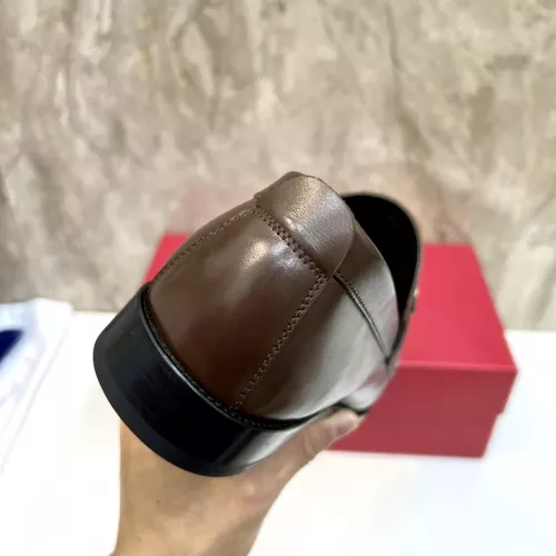 Replica Salvatore Ferragamo Leather Shoes For Men #1347985 $160.00 USD for Wholesale