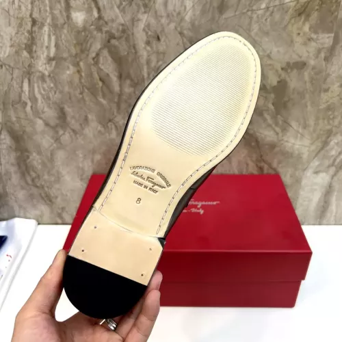 Replica Salvatore Ferragamo Leather Shoes For Men #1347985 $160.00 USD for Wholesale