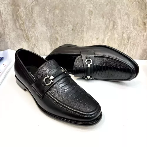 Cheap Salvatore Ferragamo Leather Shoes For Men #1347986, $$160.00 USD On Salvatore Ferragamo Leather Shoes
