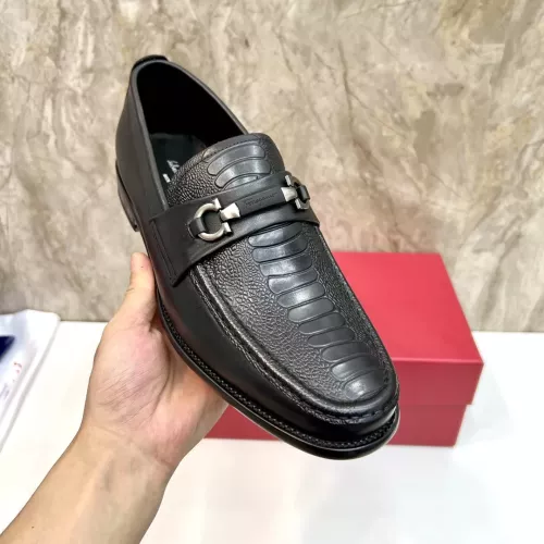 Replica Salvatore Ferragamo Leather Shoes For Men #1347986 $160.00 USD for Wholesale