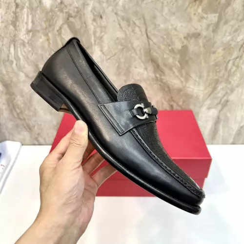 Replica Salvatore Ferragamo Leather Shoes For Men #1347986 $160.00 USD for Wholesale