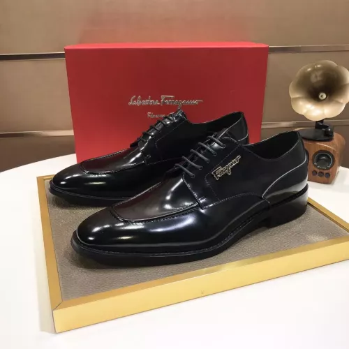 Cheap Salvatore Ferragamo Leather Shoes For Men #1348007, $$92.00 USD On Salvatore Ferragamo Leather Shoes