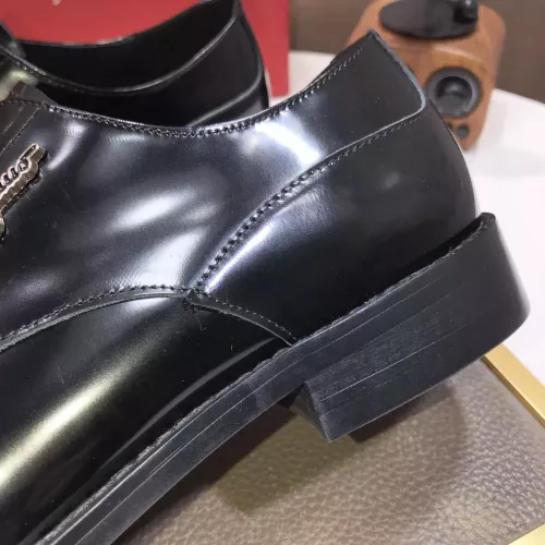 Replica Salvatore Ferragamo Leather Shoes For Men #1348007 $92.00 USD for Wholesale