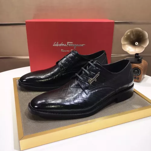 Cheap Salvatore Ferragamo Leather Shoes For Men #1348009, $$92.00 USD On Salvatore Ferragamo Leather Shoes