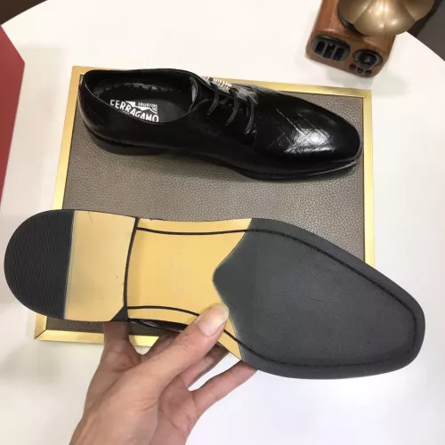 Replica Salvatore Ferragamo Leather Shoes For Men #1348009 $92.00 USD for Wholesale