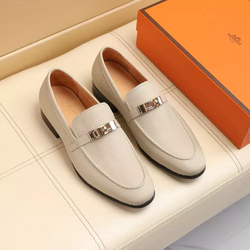 Replica Hermes Leather Shoes For Men #1348018 $85.00 USD for Wholesale