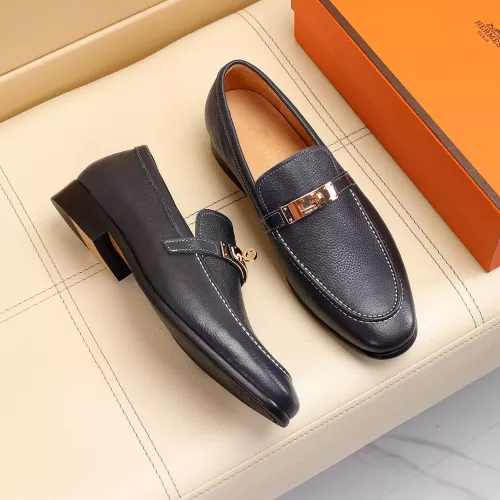 Replica Hermes Leather Shoes For Men #1348021 $85.00 USD for Wholesale