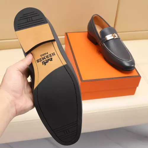 Replica Hermes Leather Shoes For Men #1348021 $85.00 USD for Wholesale
