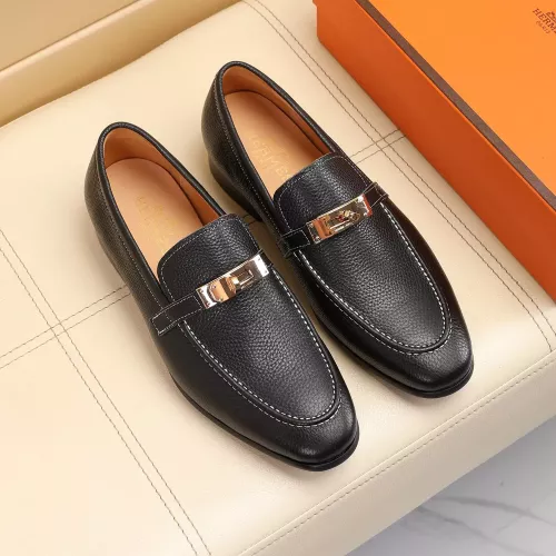 Replica Hermes Leather Shoes For Men #1348023 $85.00 USD for Wholesale
