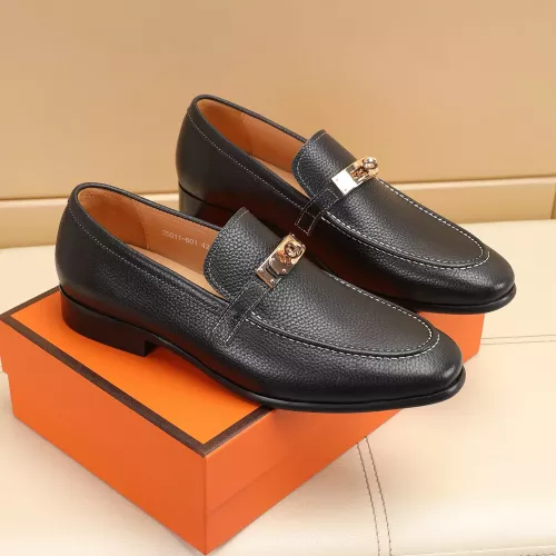Replica Hermes Leather Shoes For Men #1348023 $85.00 USD for Wholesale