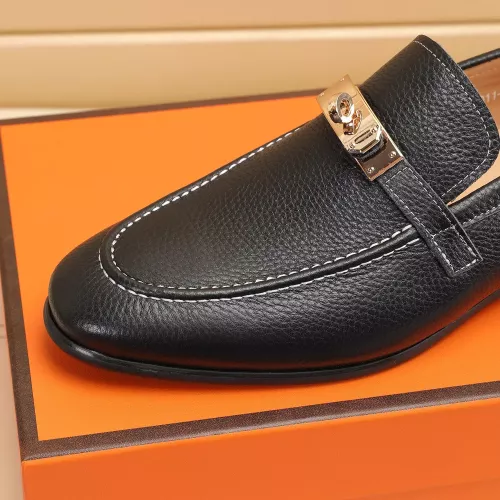 Replica Hermes Leather Shoes For Men #1348023 $85.00 USD for Wholesale