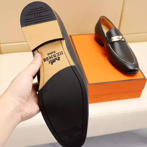 Replica Hermes Leather Shoes For Men #1348023 $85.00 USD for Wholesale