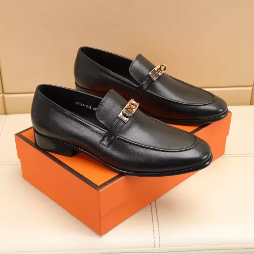 Replica Hermes Leather Shoes For Men #1348024 $85.00 USD for Wholesale