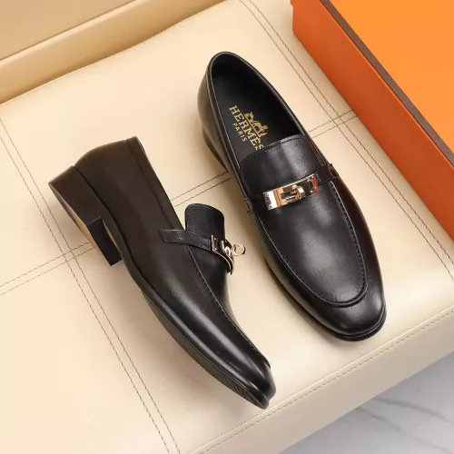Replica Hermes Leather Shoes For Men #1348024 $85.00 USD for Wholesale