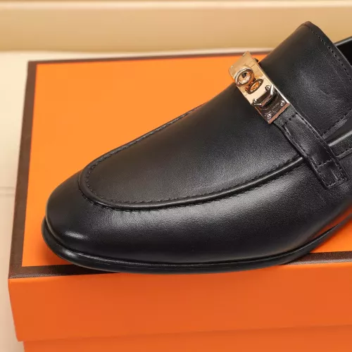 Replica Hermes Leather Shoes For Men #1348024 $85.00 USD for Wholesale
