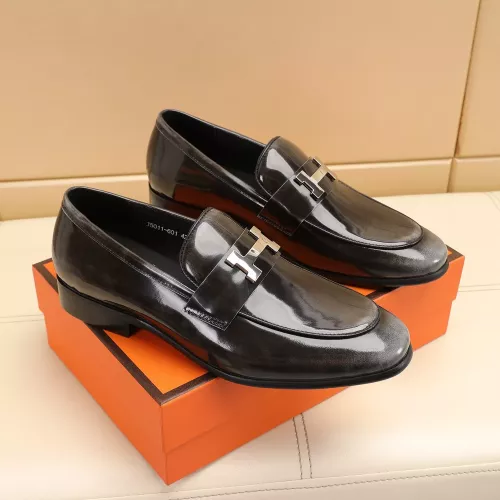 Replica Hermes Leather Shoes For Men #1348025 $88.00 USD for Wholesale