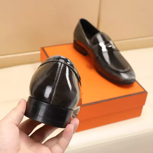 Replica Hermes Leather Shoes For Men #1348025 $88.00 USD for Wholesale