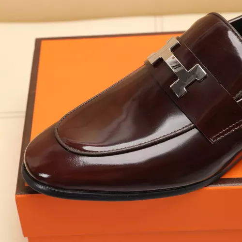 Replica Hermes Leather Shoes For Men #1348028 $88.00 USD for Wholesale