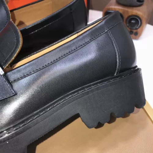 Replica Hermes Leather Shoes For Men #1348051 $102.00 USD for Wholesale