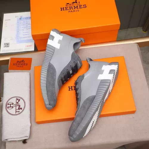 Replica Hermes Casual Shoes For Men #1348198 $80.00 USD for Wholesale