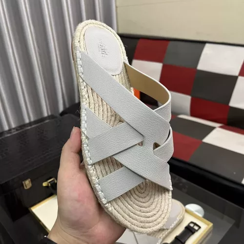 Replica Hermes Slippers For Men #1348348 $64.00 USD for Wholesale