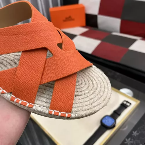 Replica Hermes Slippers For Men #1348351 $64.00 USD for Wholesale