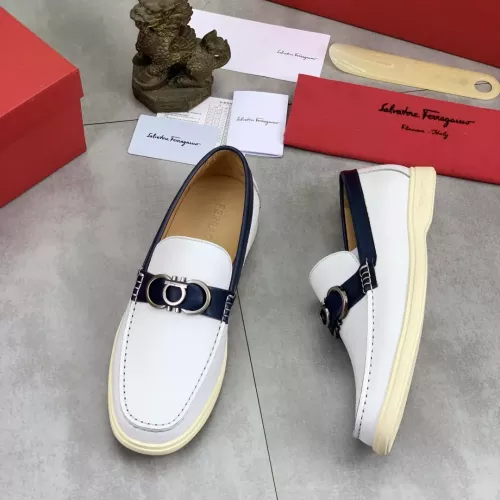 Cheap Salvatore Ferragamo Leather Shoes For Men #1348365, $$105.00 USD On Salvatore Ferragamo Leather Shoes