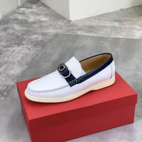 Replica Salvatore Ferragamo Leather Shoes For Men #1348365 $105.00 USD for Wholesale