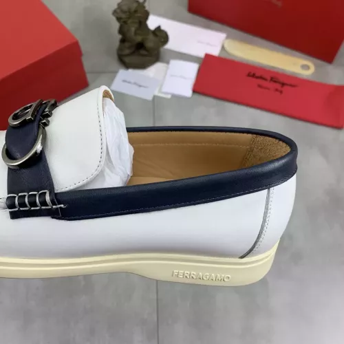 Replica Salvatore Ferragamo Leather Shoes For Men #1348365 $105.00 USD for Wholesale
