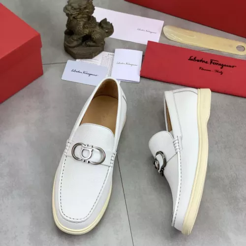 Cheap Salvatore Ferragamo Leather Shoes For Men #1348366, $$105.00 USD On Salvatore Ferragamo Leather Shoes