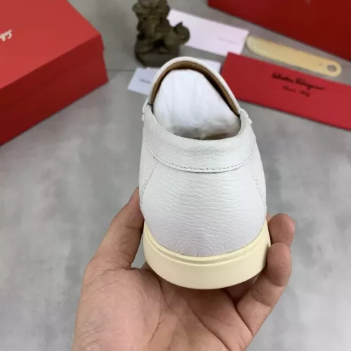 Replica Salvatore Ferragamo Leather Shoes For Men #1348366 $105.00 USD for Wholesale