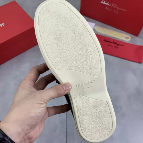 Replica Salvatore Ferragamo Leather Shoes For Men #1348368 $105.00 USD for Wholesale