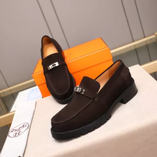 Cheap Hermes Leather Shoes For Men #1348371, $$85.00 USD On Hermes Leather Shoes