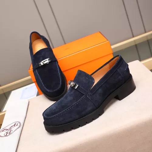 Cheap Hermes Leather Shoes For Men #1348372, $$85.00 USD On Hermes Leather Shoes