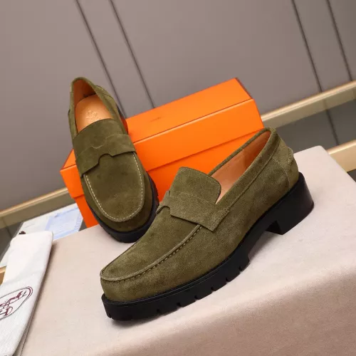 Cheap Hermes Leather Shoes For Men #1348374, $$85.00 USD On Hermes Leather Shoes