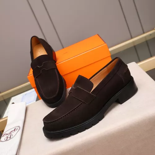 Cheap Hermes Leather Shoes For Men #1348376, $$85.00 USD On Hermes Leather Shoes