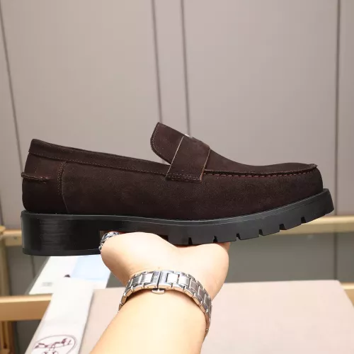 Replica Hermes Leather Shoes For Men #1348376 $85.00 USD for Wholesale