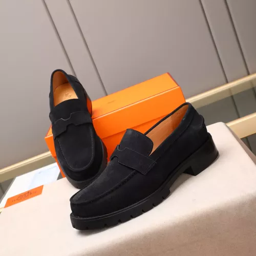 Cheap Hermes Leather Shoes For Men #1348377, $$85.00 USD On Hermes Leather Shoes