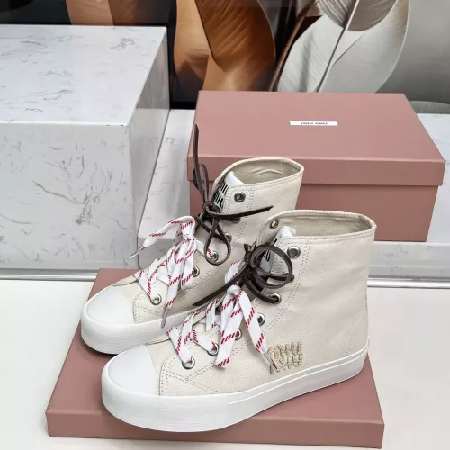 Cheap MIU MIU High Tops Shoes For Women #1348500, $$96.00 USD On MIU MIU High Tops Shoes