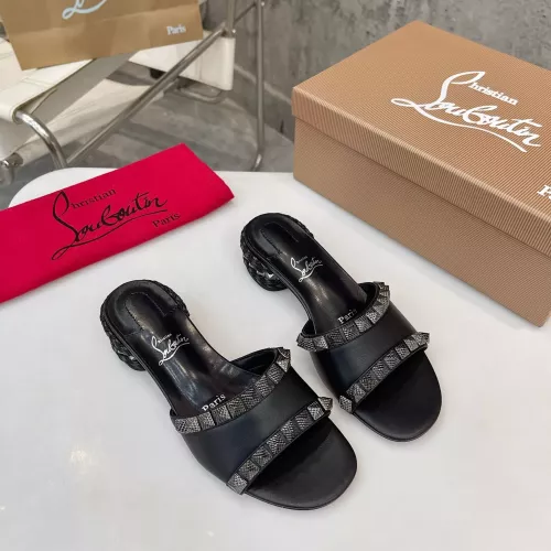 Replica Christian Louboutin CL Slippers For Women #1348509 $98.00 USD for Wholesale
