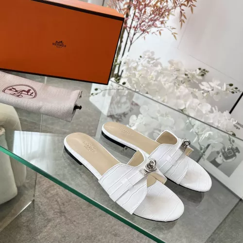 Replica Hermes Slippers For Women #1348605 $82.00 USD for Wholesale