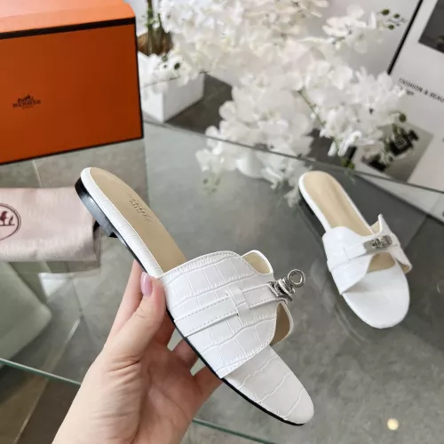 Replica Hermes Slippers For Women #1348605 $82.00 USD for Wholesale