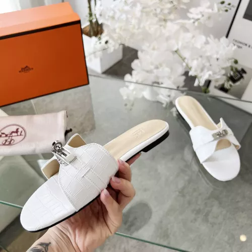 Replica Hermes Slippers For Women #1348605 $82.00 USD for Wholesale