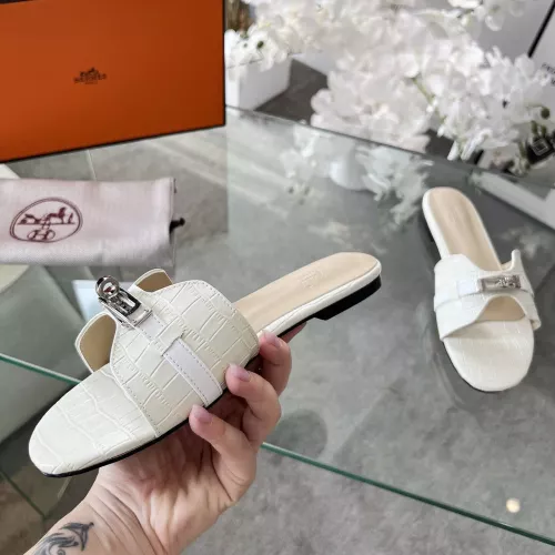 Replica Hermes Slippers For Women #1348606 $82.00 USD for Wholesale