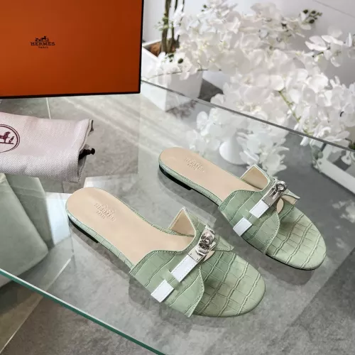 Replica Hermes Slippers For Women #1348607 $82.00 USD for Wholesale