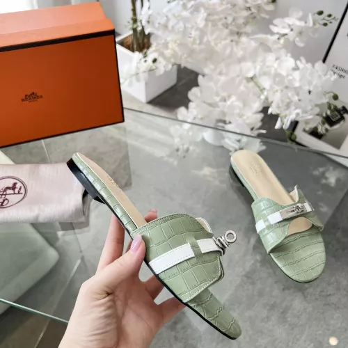 Replica Hermes Slippers For Women #1348607 $82.00 USD for Wholesale