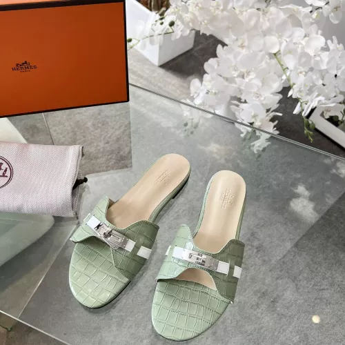 Replica Hermes Slippers For Women #1348607 $82.00 USD for Wholesale