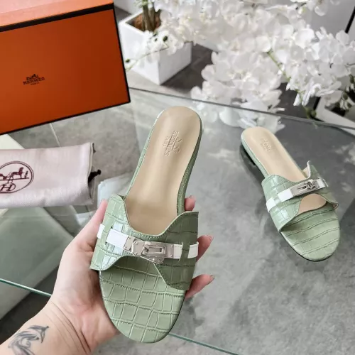 Replica Hermes Slippers For Women #1348607 $82.00 USD for Wholesale