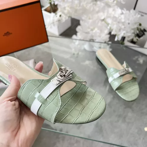 Replica Hermes Slippers For Women #1348607 $82.00 USD for Wholesale