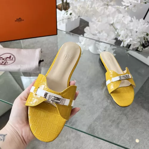 Replica Hermes Slippers For Women #1348608 $82.00 USD for Wholesale